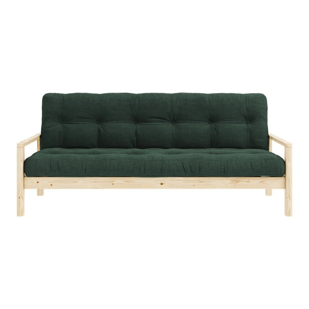 Tmavě zelená rozkládací pohovka 205 cm Knob – Karup Design v:1612732