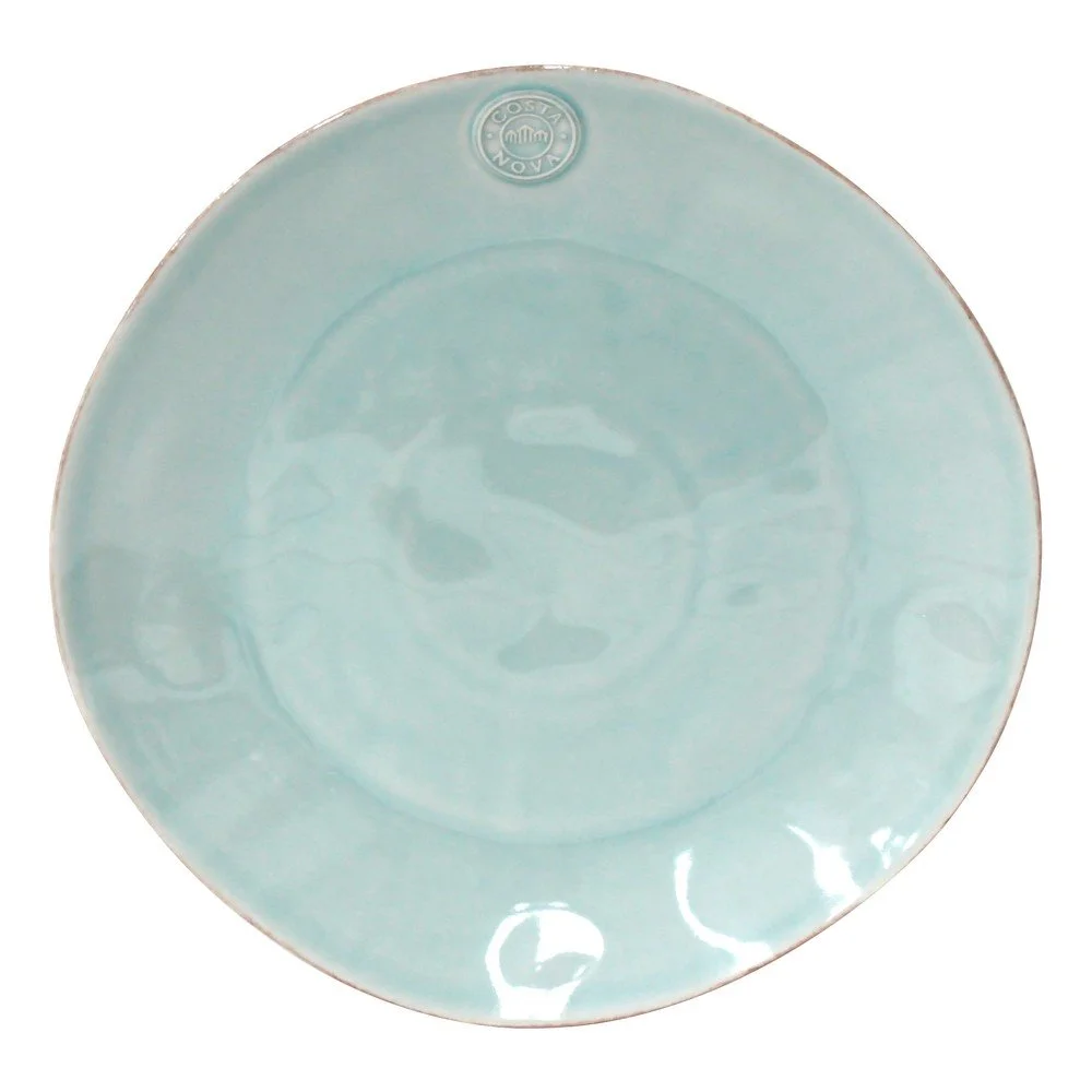 Tyrkysový servírovací kameninový talíř Costa Nova Nova, ⌀ 33 cm v:1177894