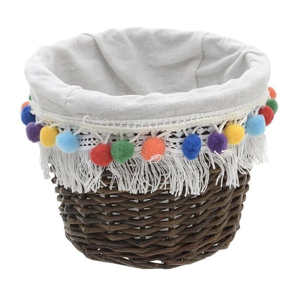 Proutěný vysoký košík InArt Boho Apala v:786888
