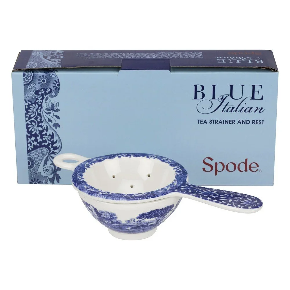 Bílomodré porcelánové sítko Spode Blue Italian, ø 18 cm v:1206802