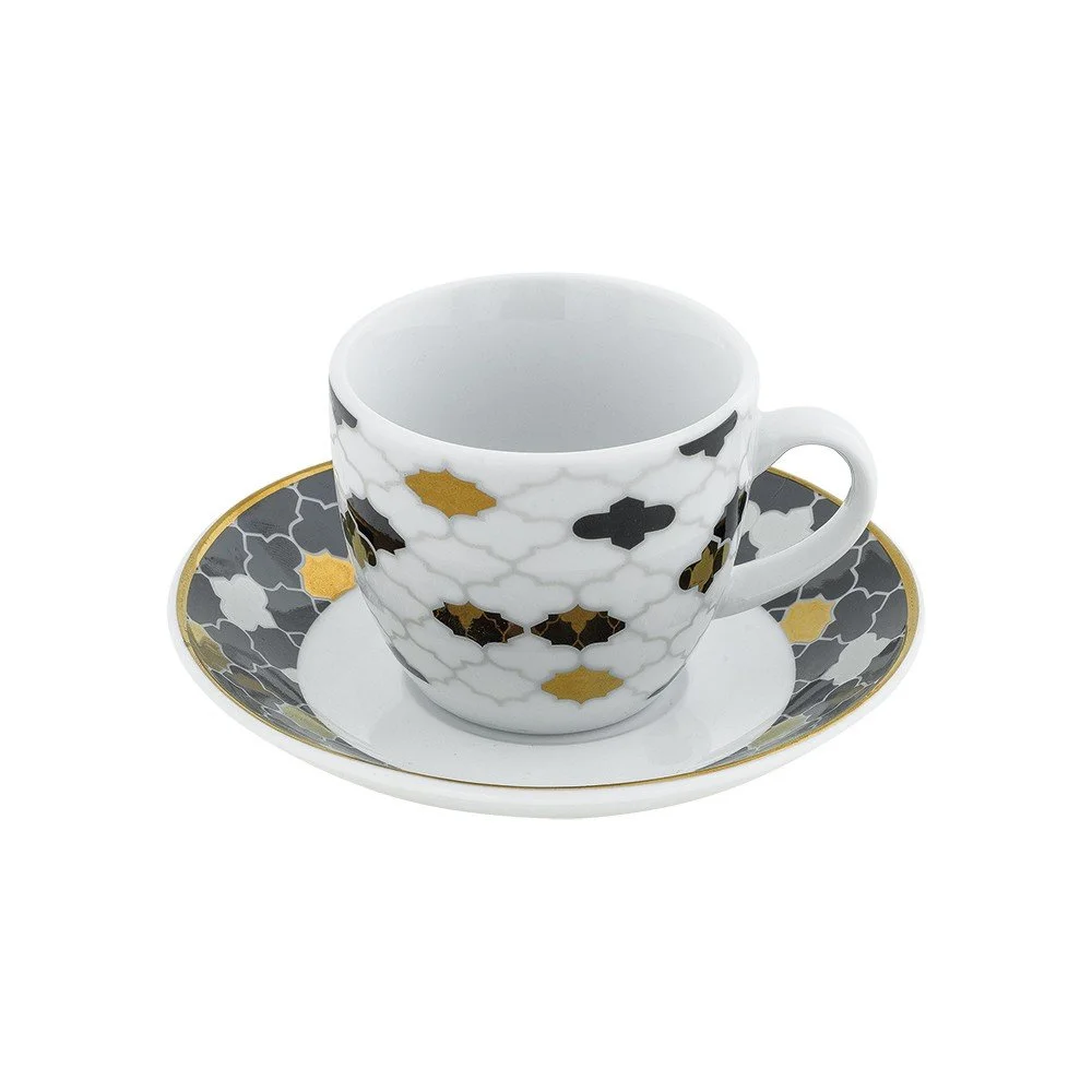 Sada 6 porcelánových hrnků s podšálky Villa Altachiara Haitai v:1425943