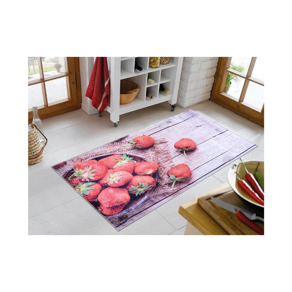 Odolný koberec Vitaus Strawberry Madness, 100 x 160 cm v:1282090