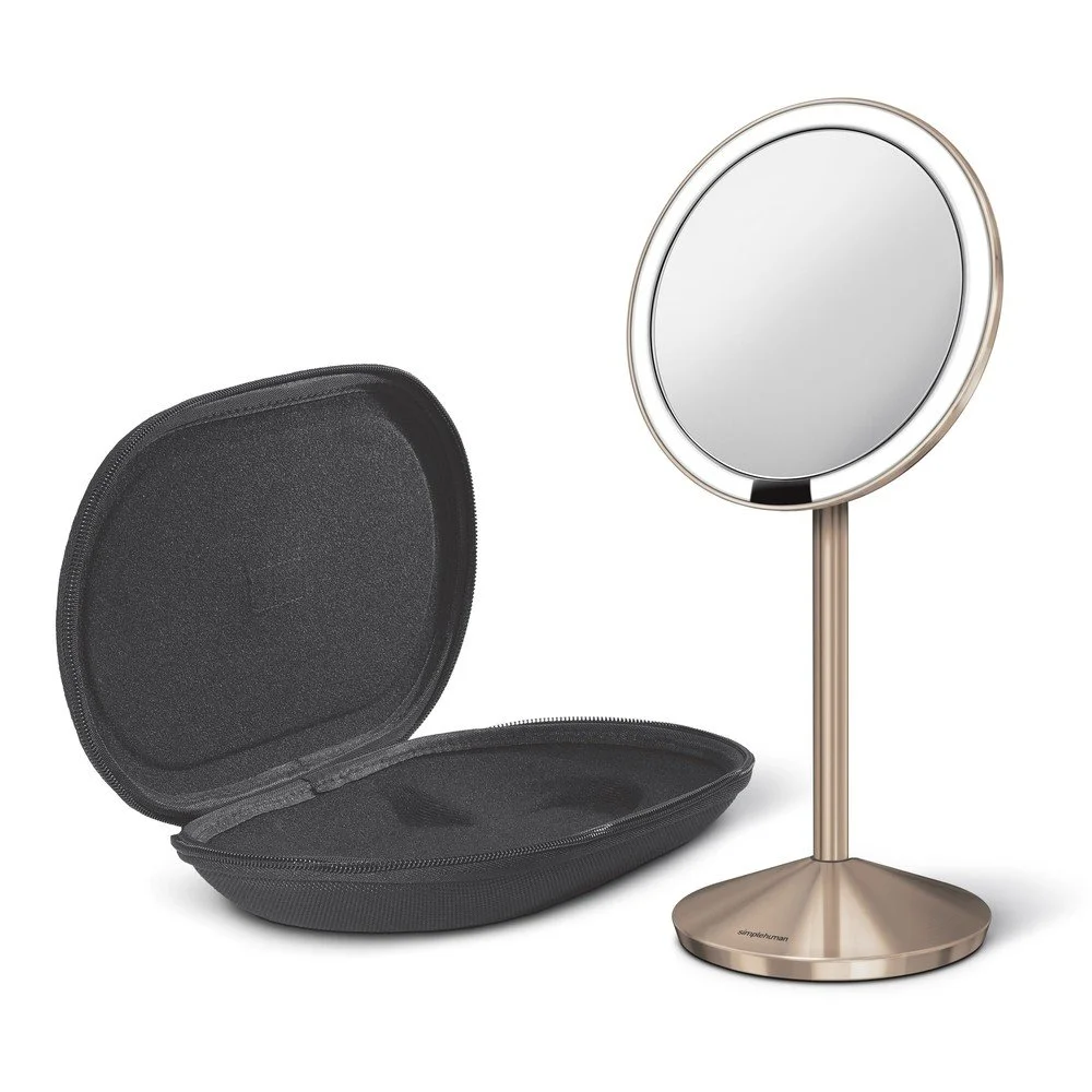 Kosmetické zvětšovací zrcadlo s osvětlením ø 12 cm Travel – simplehuman v:1701824