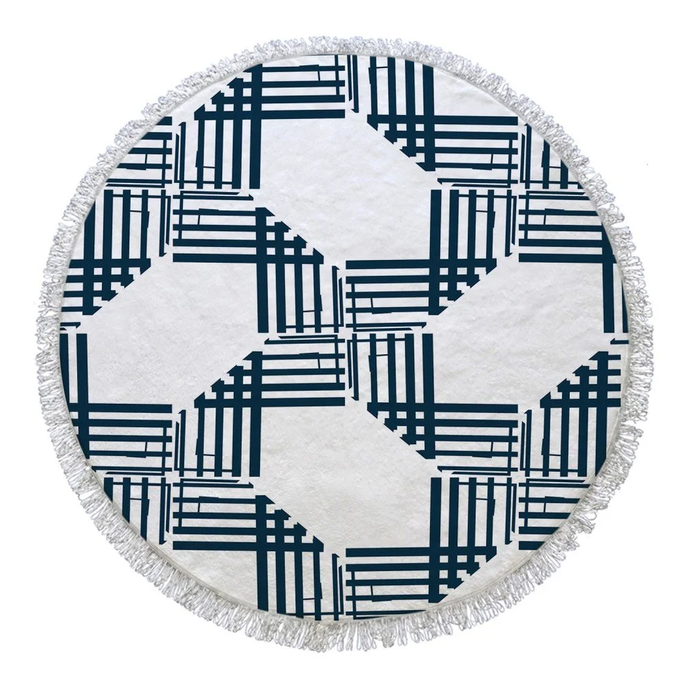 Kruhová osuška Patchwork, ⌀ 155 cm v:825270