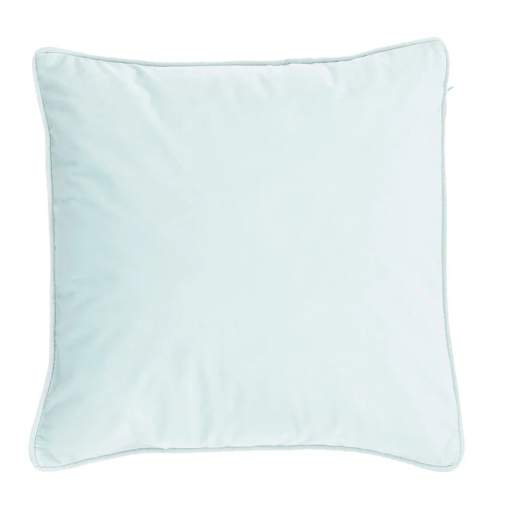Světle modrý polštář Tiseco Home Studio Velvety, 45 x 45 cm v:1281096