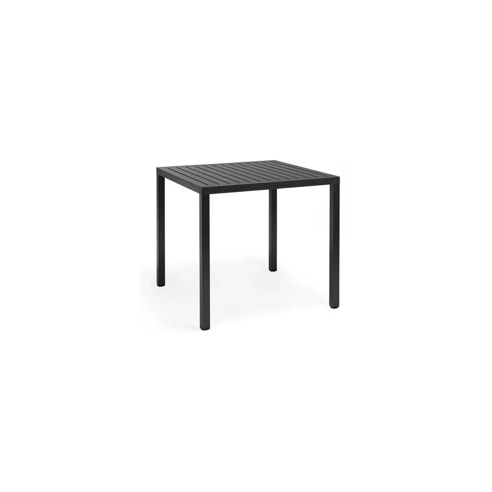 Antracitový zahradní stůl Nardi Garden Cube, 80 x 80 cm v:798418