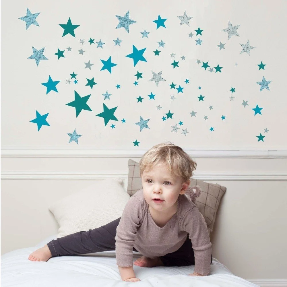 Modré nástěnné samolepky Art For Kids Constellation v:826170