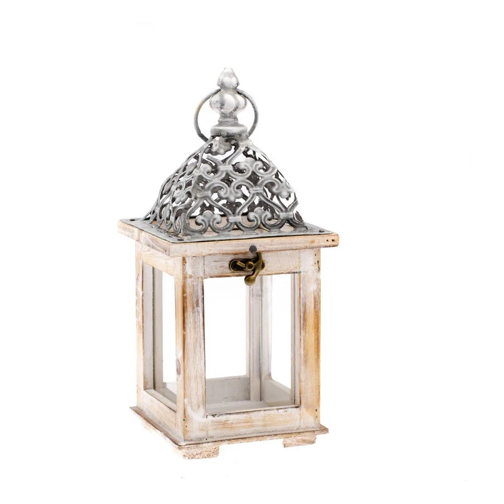 Dřevěná lucerna Dakls Easter Deco, výška 28,5 cm v:1224320