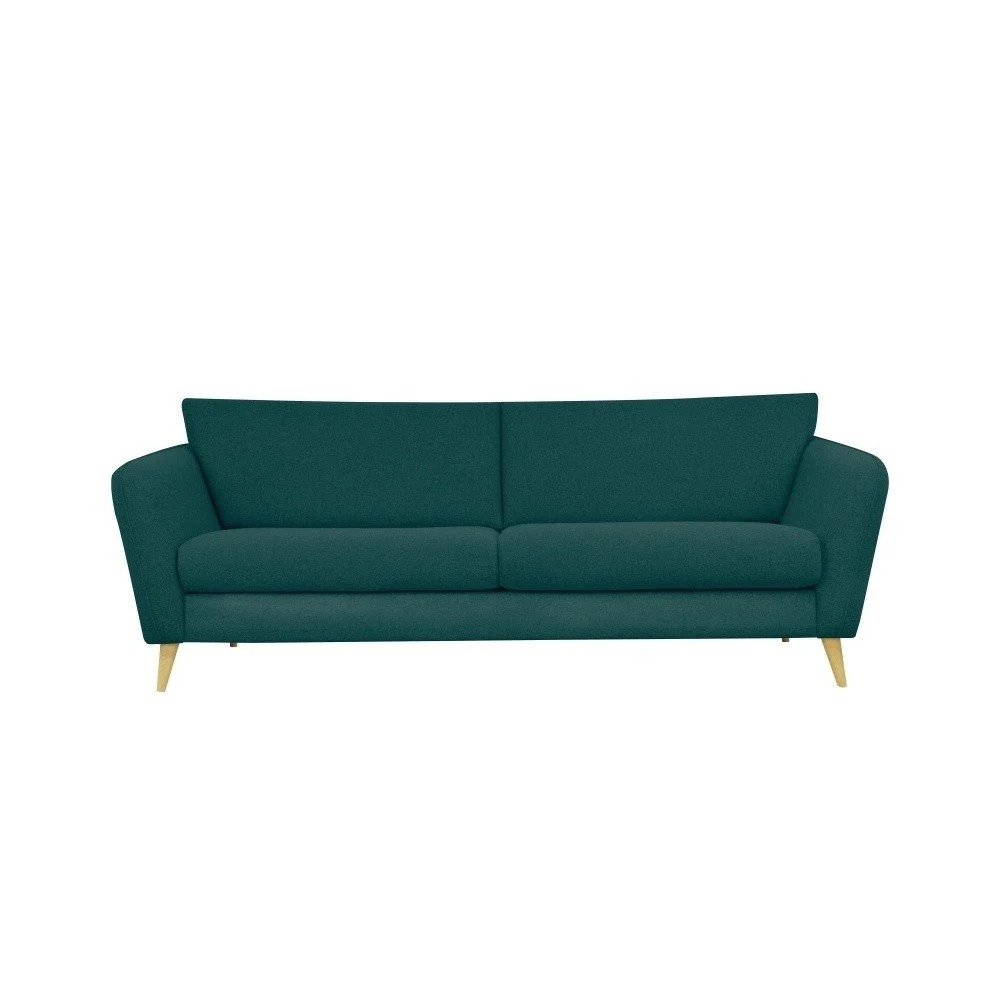 Tyrkysová trojmístná pohovka Helga Interiors Max v:869524