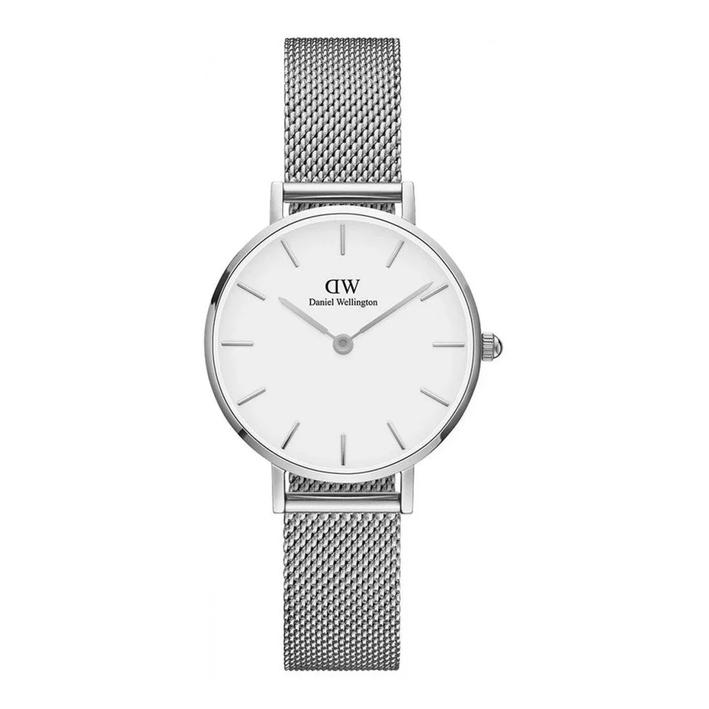 Dámské hodinky ve stříbrné barvě s bílým ciferníkem Daniel Wellington Petite, ⌀ 28 mm v:1097970