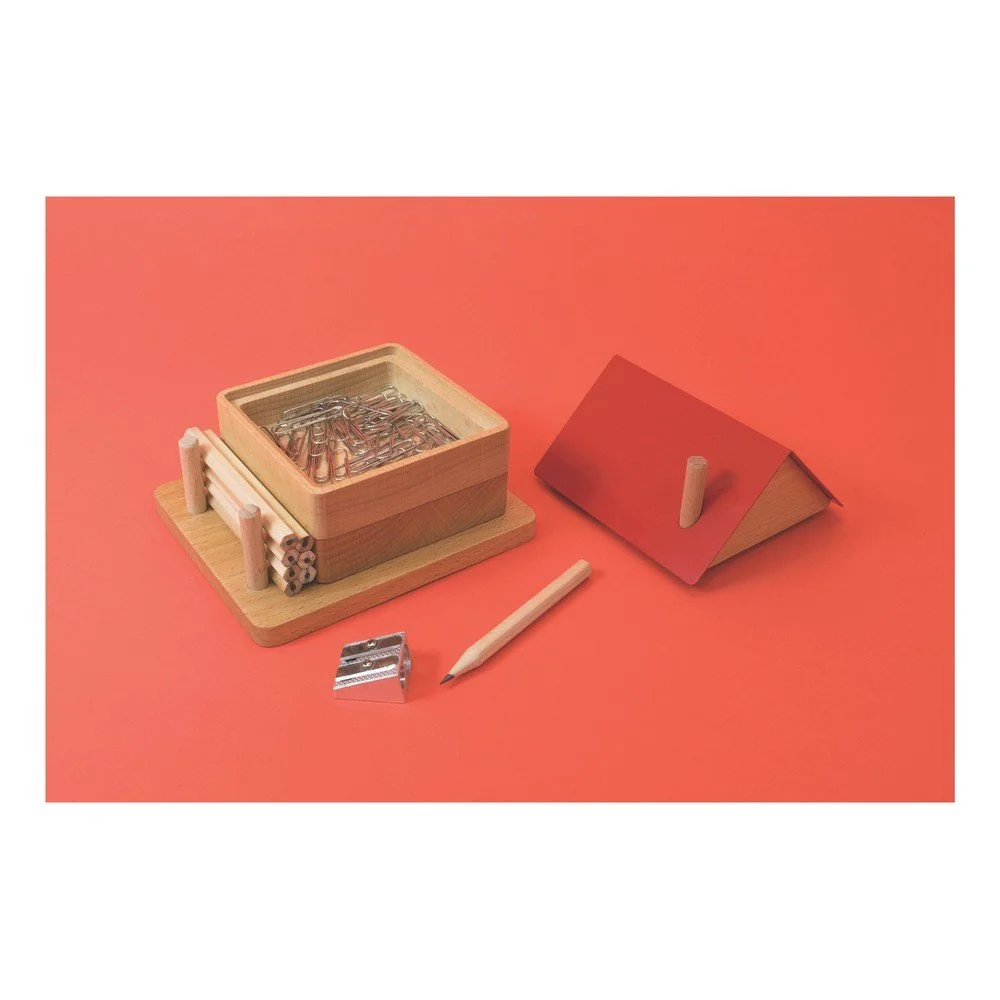 Dřevěný kancelářský organizér Luckies of London Cabin Tidy v:1135052