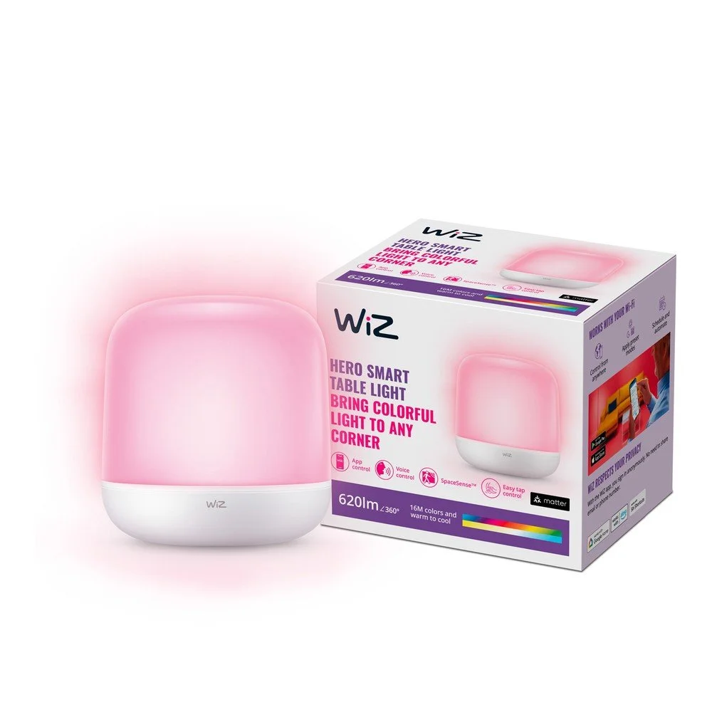 LED smart stolní lampa 9 W Hero – WiZ v:1785290