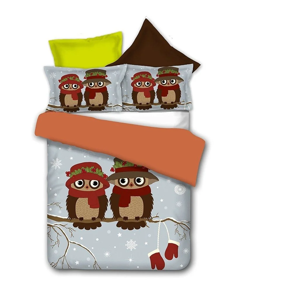 Povlečení z mikrovlákna na dvoulůžko DecoKing Winter Story, 200 x 200 cm v:1289908