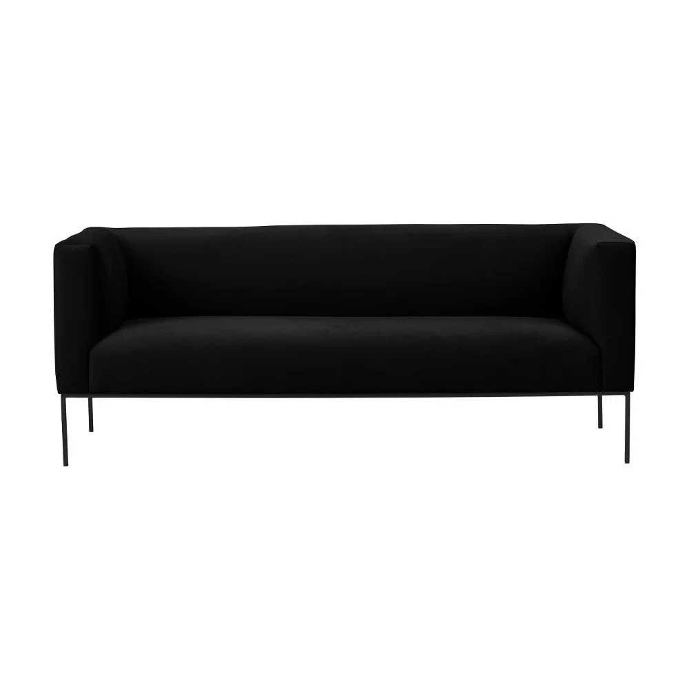Černá pohovka Windsor & Co Sofas Neptune, 195 cm v:1070006