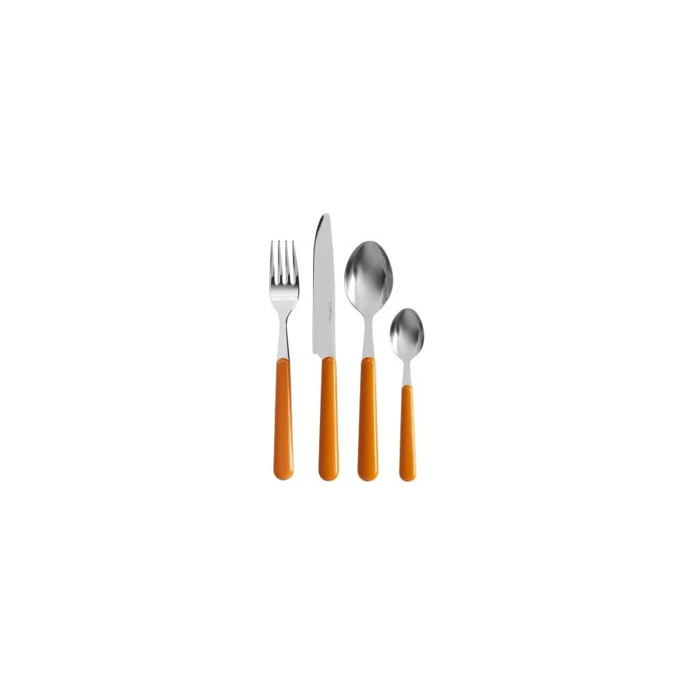Oranžový 24dílný příborový set Kaleidos Cutlery v:835528