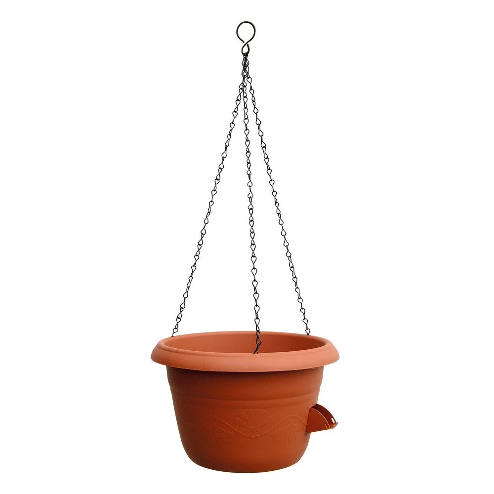 Hnědý závěsný samozavlažovací květináč, ø 25 cm Siesta v:1422717
