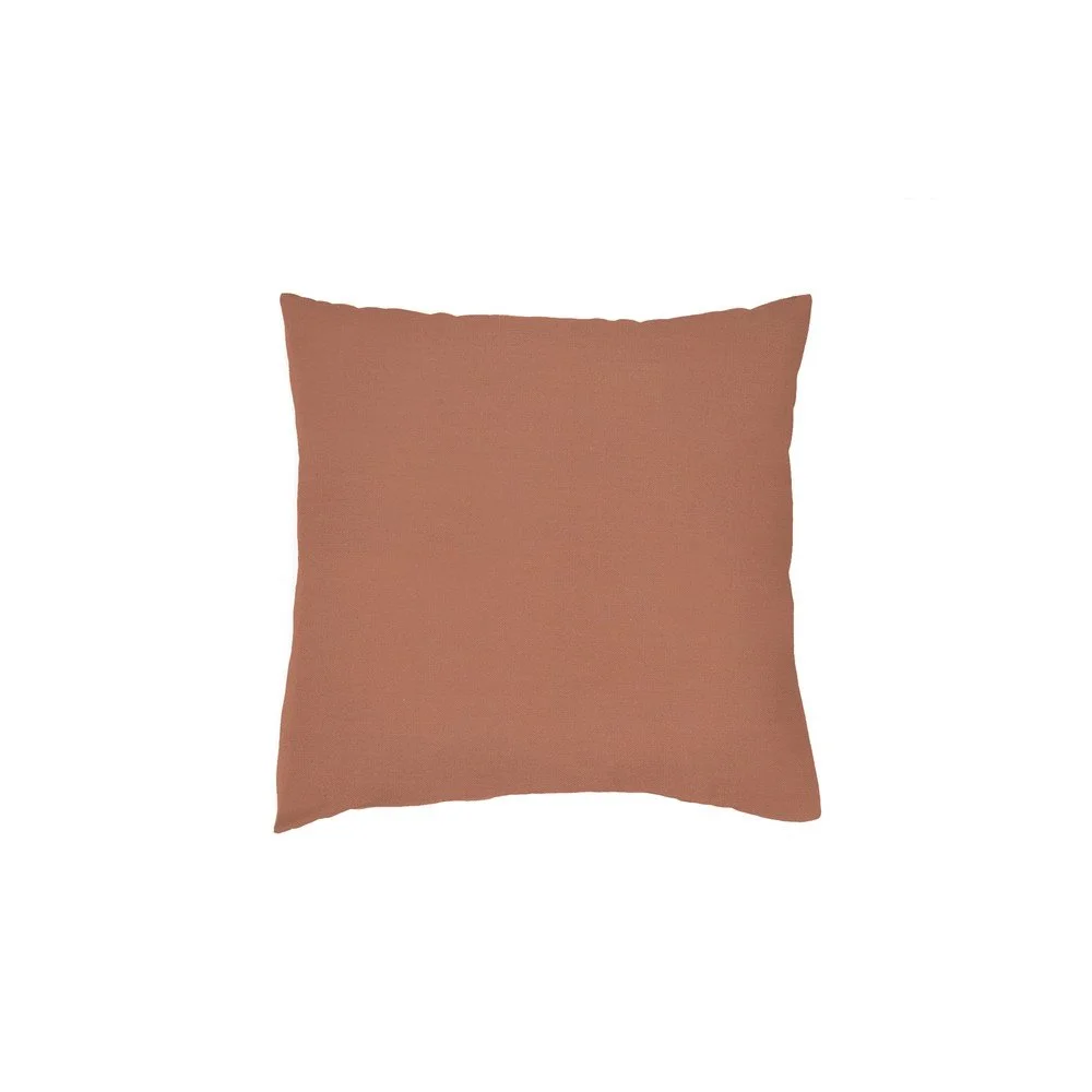 Sada 2 cihlově červených povlaků na polštář z bavlněného perkálu L'Officiel Interiors Les Essentiels, 80 x 80 cm v:1317762