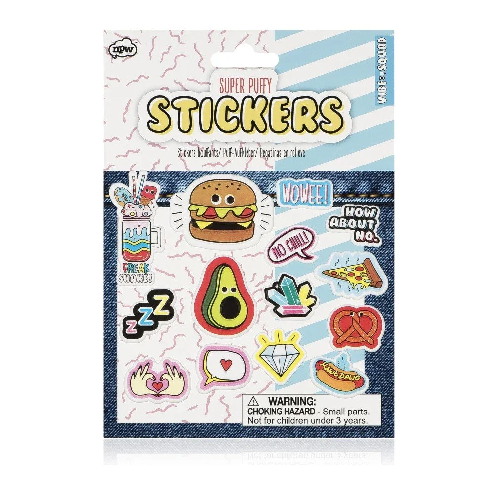 Sada 14 nálepek npw™ Puffy Squad Stickers v:862056