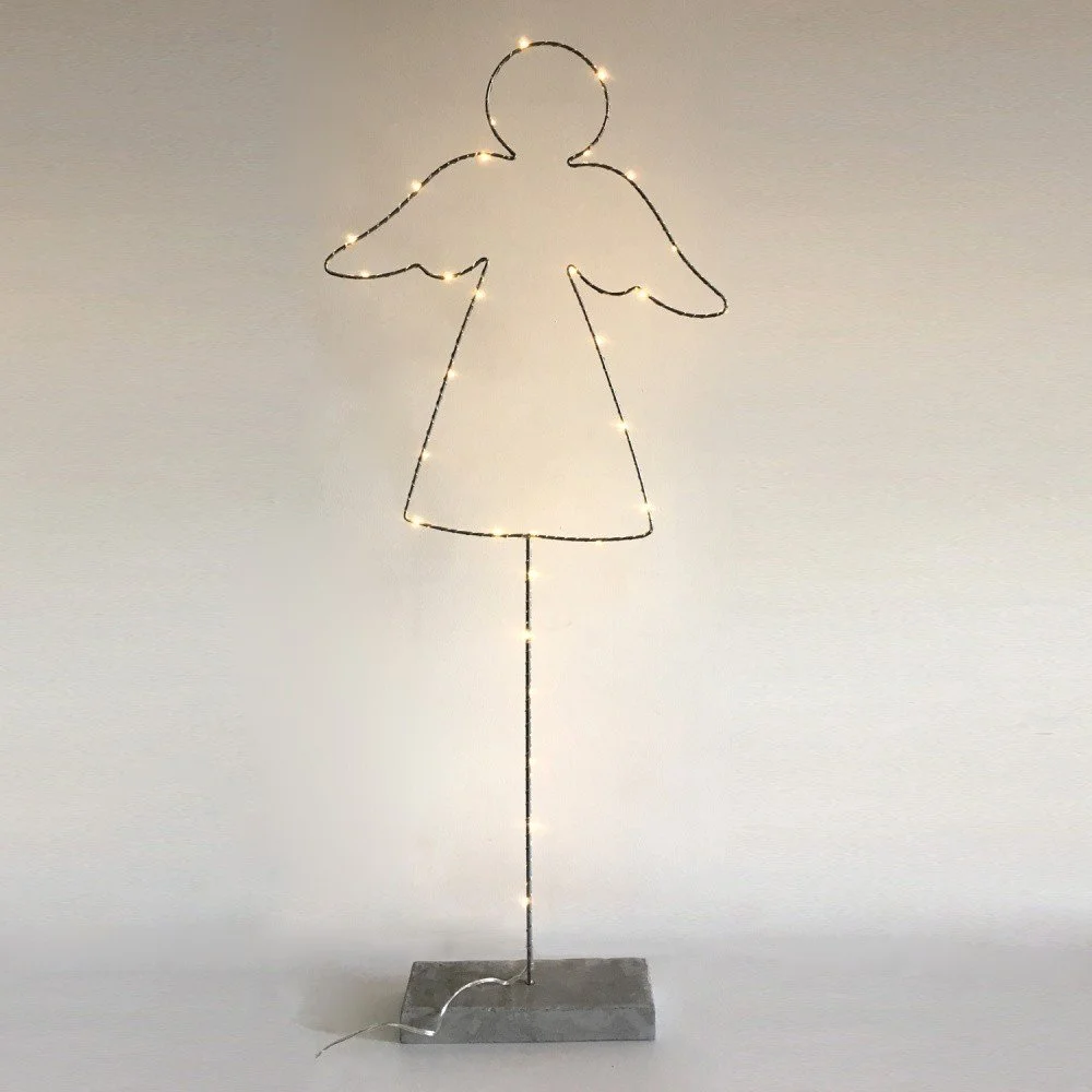 Stolní LED lampa s betonovým podkladem Opjet Paris Angel, 84 cm v:771154