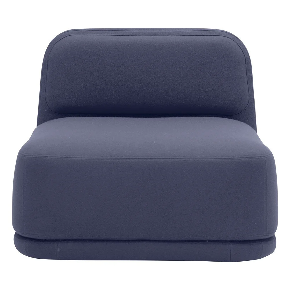 Tmavě modré křeslo Softline Standby Low v:1373431