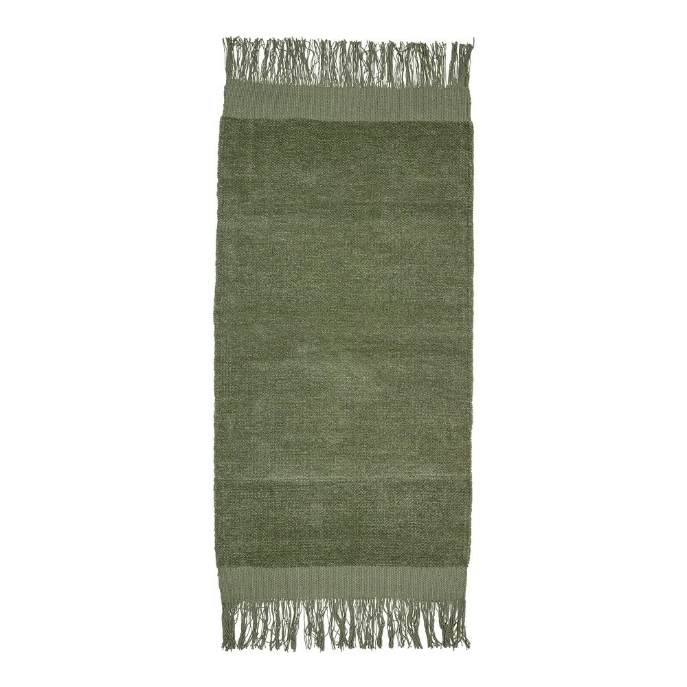 Zelený bavlněný koberec Bloomingville Grass, 60 x 135 cm v:1345187