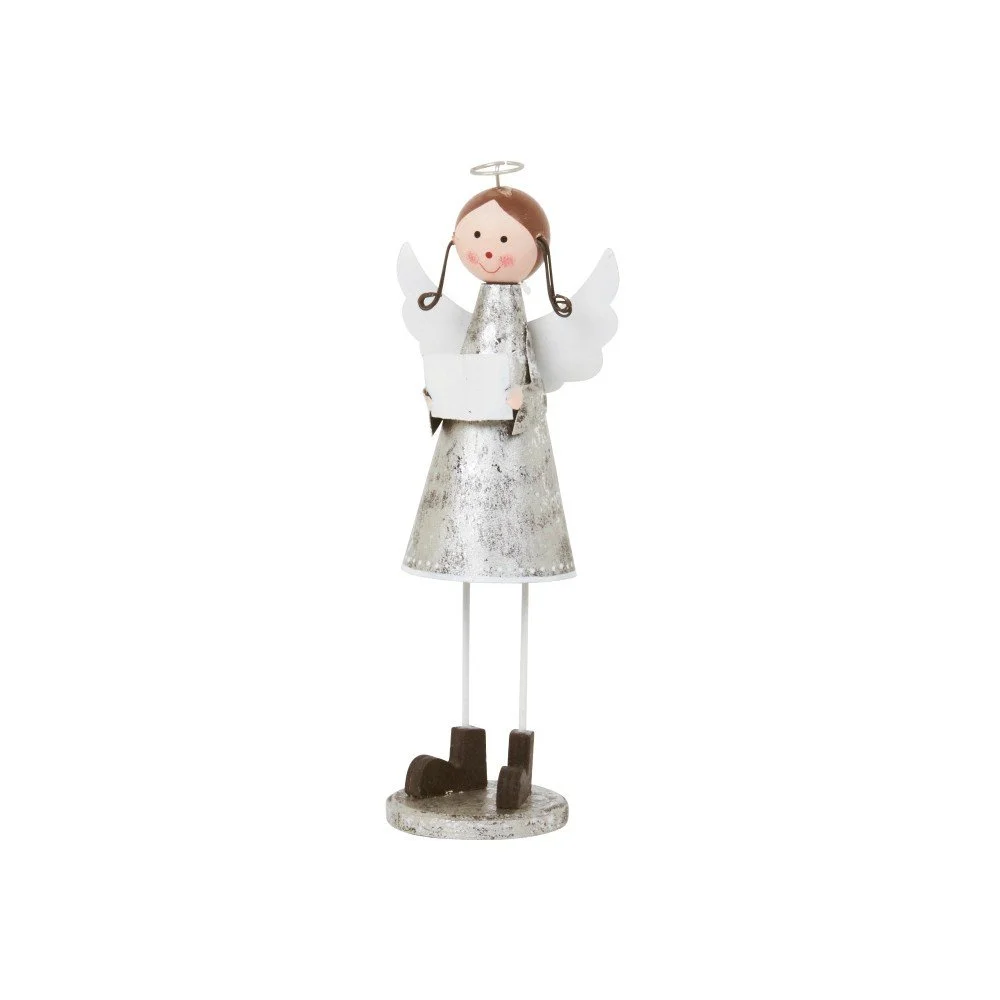 Dekorace Archipelago Silver Singing Angel, 19 cm v:719058