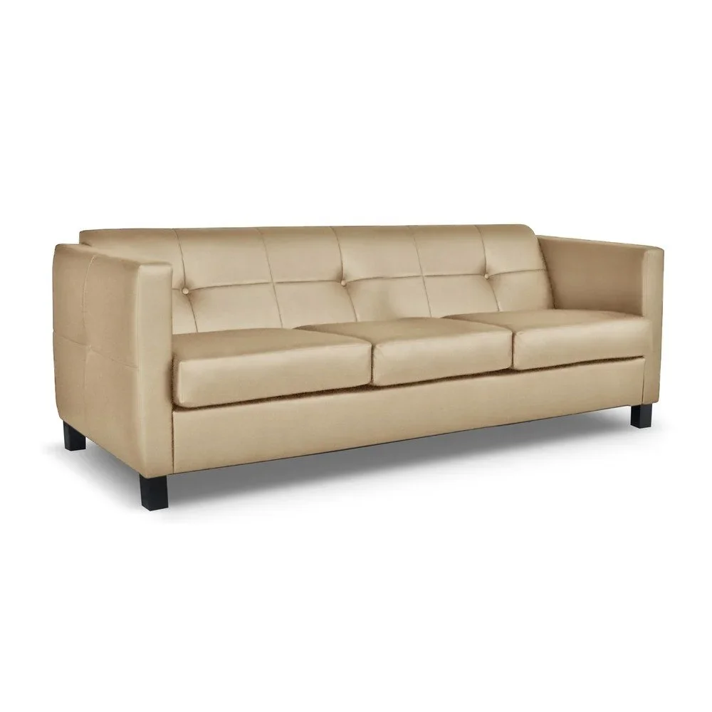 Krémová pohovka pro tři Rodier Satin v:711944