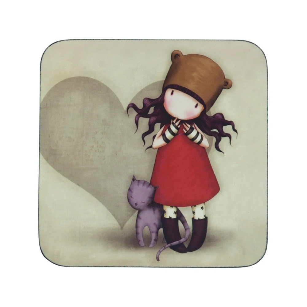 Tácek pod hrnek Gorjuss Purrrrrfect Love, 10 x 10 cm v:1286916