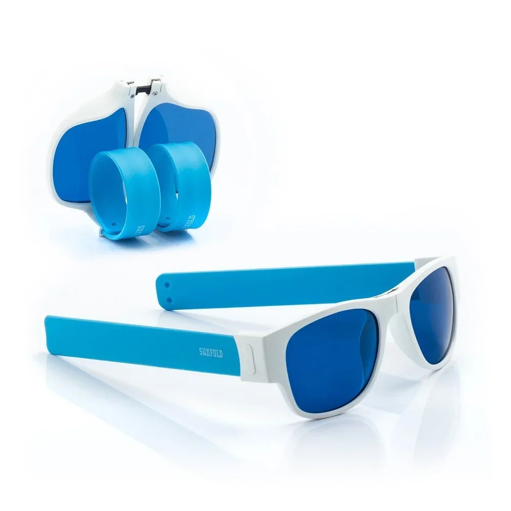Modré sluneční srolovatelné brýle InnovaGoods Sunfold AC2 v:1226290