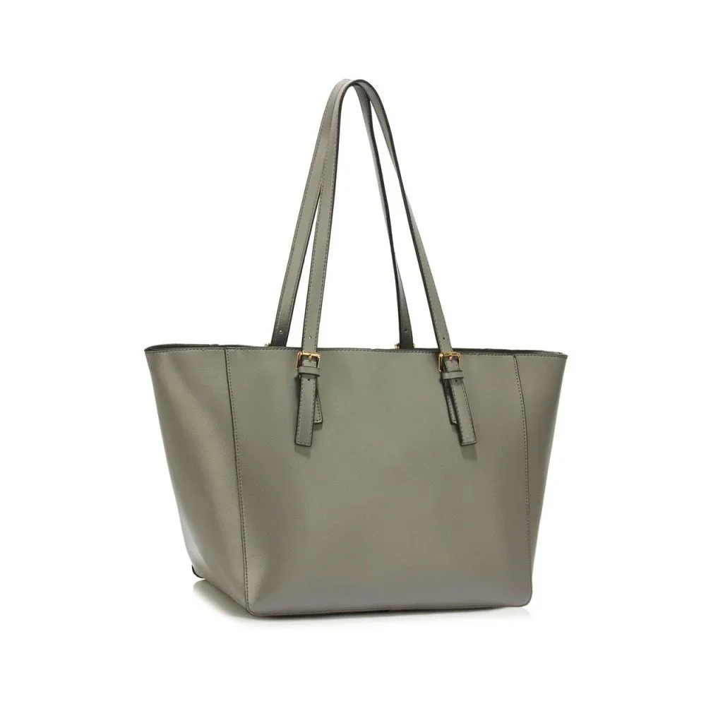 Šedá kabelka z eko kůže L&S Bags Tremla v:848616