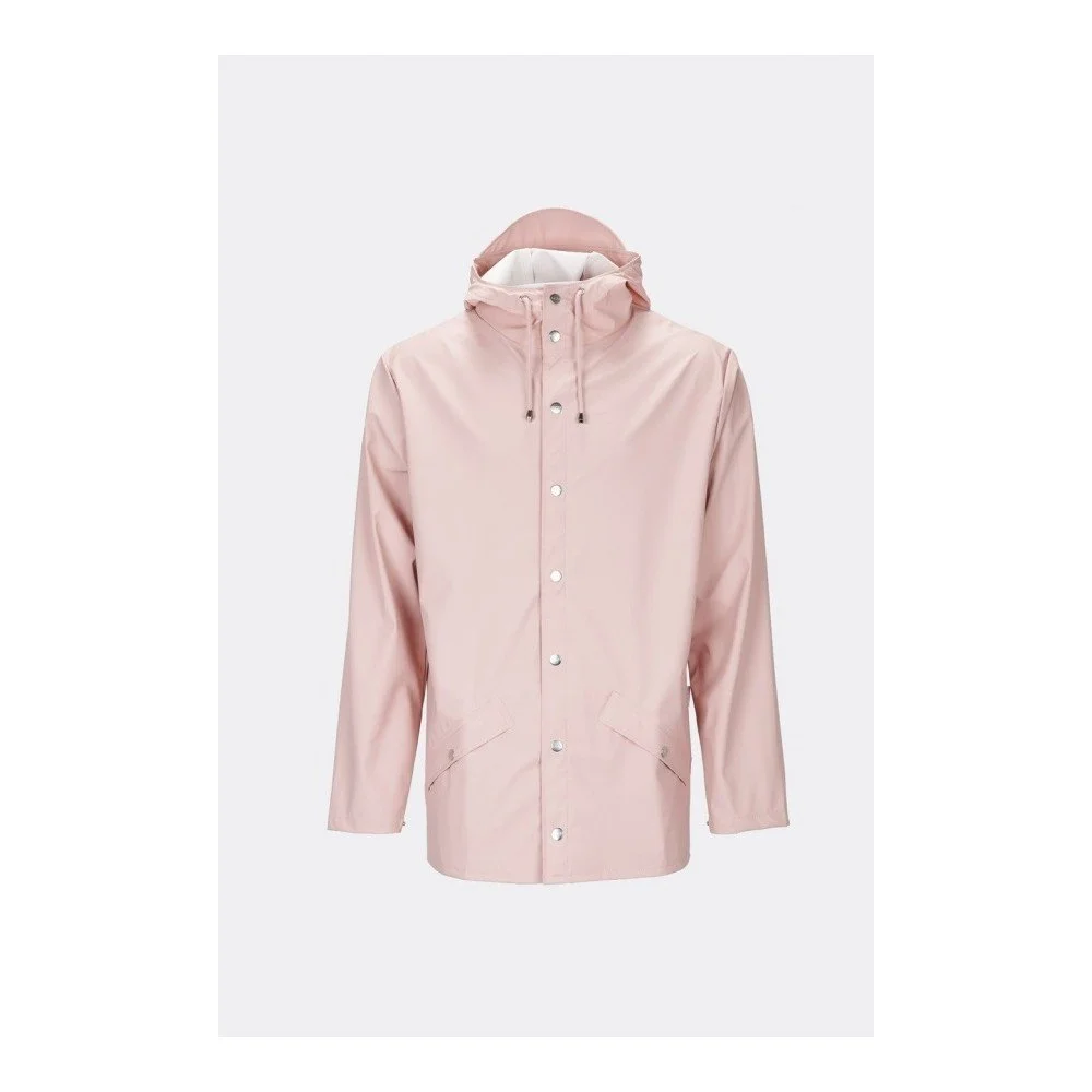Růžová unisex bunda s vysokou voděodolností Rains Jacket, velikost S / M v:1123826
