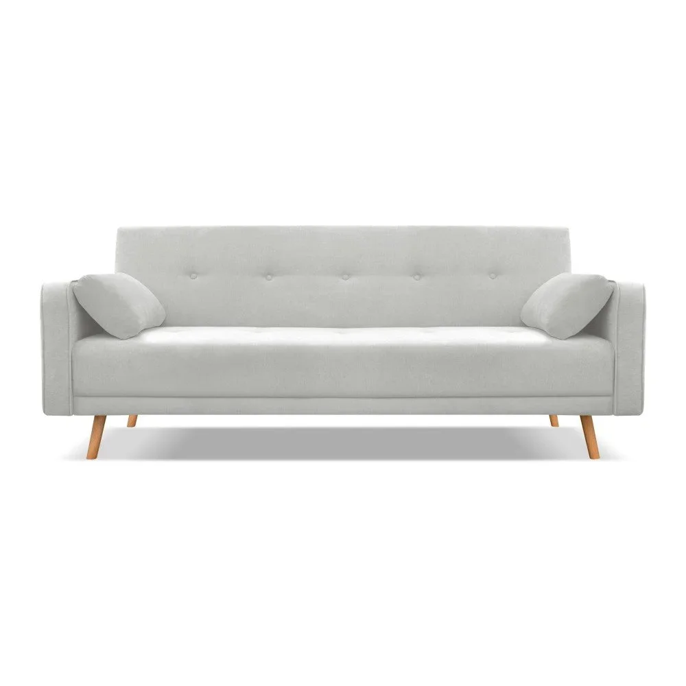 Světle šedá rozkládací pohovka Cosmopolitan Design Stuttgart, 212 cm v:760234