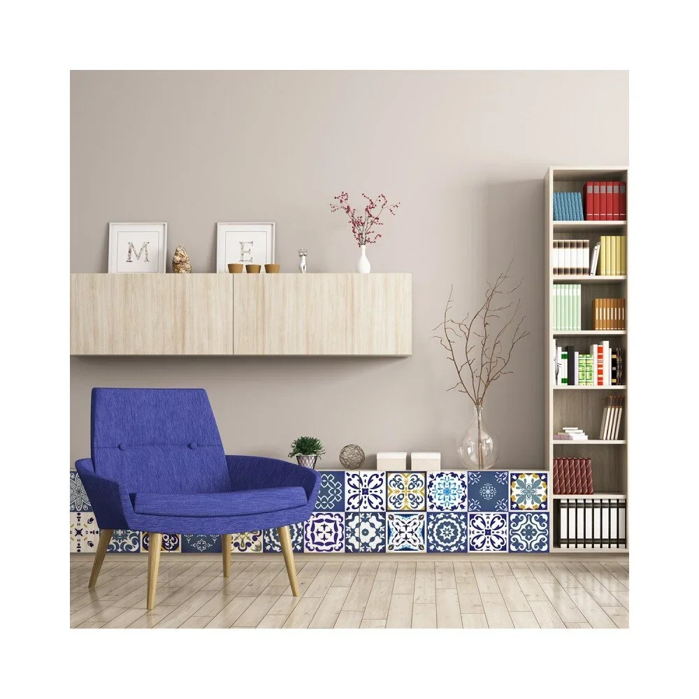 Sada 30 samolepek na nábytek Ambiance Tiles Stickers For Furniture Lubina, 15 x 15 cm v:1204732