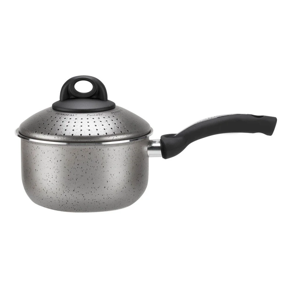 Hrnec s kamenným vzorem s poklicí / cedníkem Pensofal Pastasì Baby, 1,5 l v:1028806