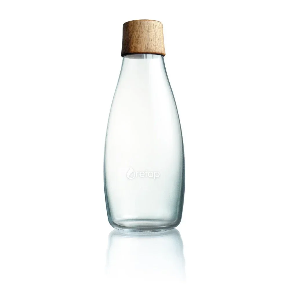 Skleněná lahev s dřevěným víčkem ReTap, 500 ml v:1328498