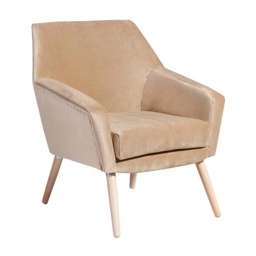 Béžové křeslo Max Winzer Alegro Suede v:894838