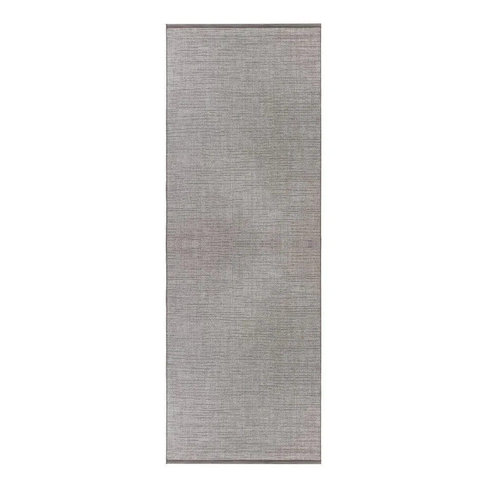 Šedý běhoun vhodný do exteriéru Elle Decoration Curious Lens, 77 x 200 cm v:1263964