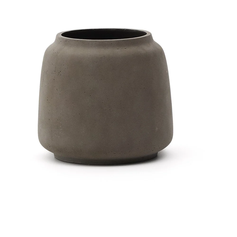 Betonový obal na květináč ø 40 cm Lira – Kave Home v:1920210 Betonový obal na květináč ø 40 cm Lira – Kave Home v:1920210