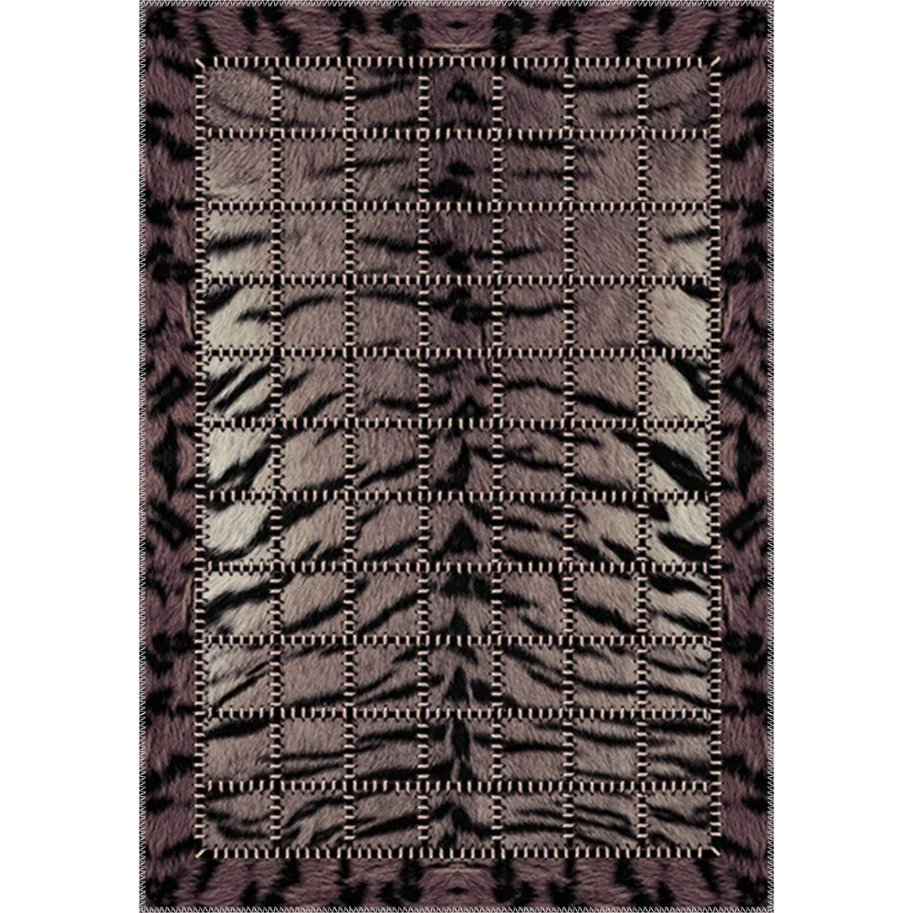 Tmavě hnědý běhoun Vitaus Animal, 80 x 300 cm v:1405817