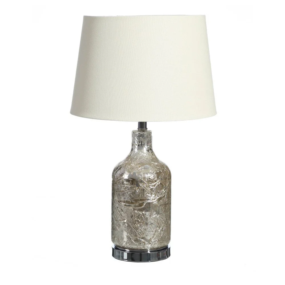 Skleněná lampa s bílým stínidlem Denzzo Gatria, 69 cm v:804068