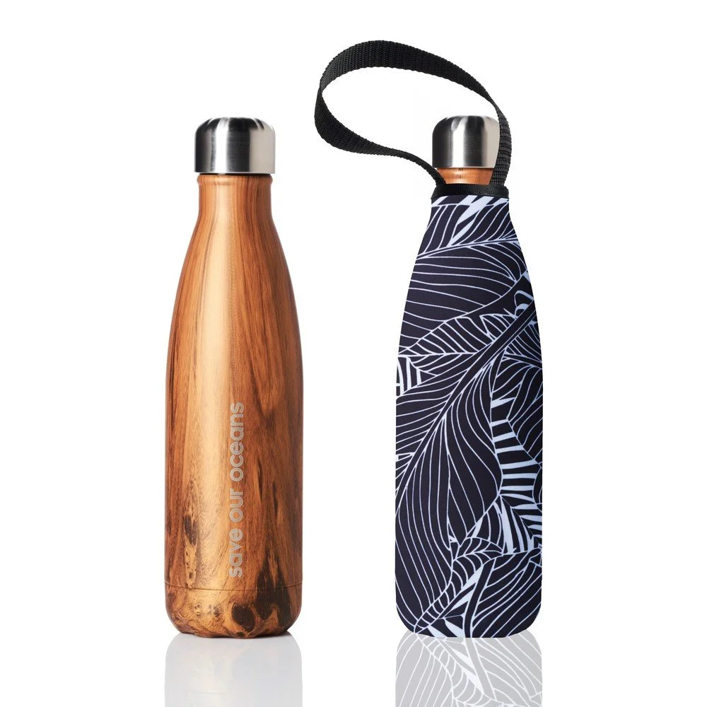 Cestovní termolahev s obalem BBBYO Wood Leaf, 500 ml v:1026838