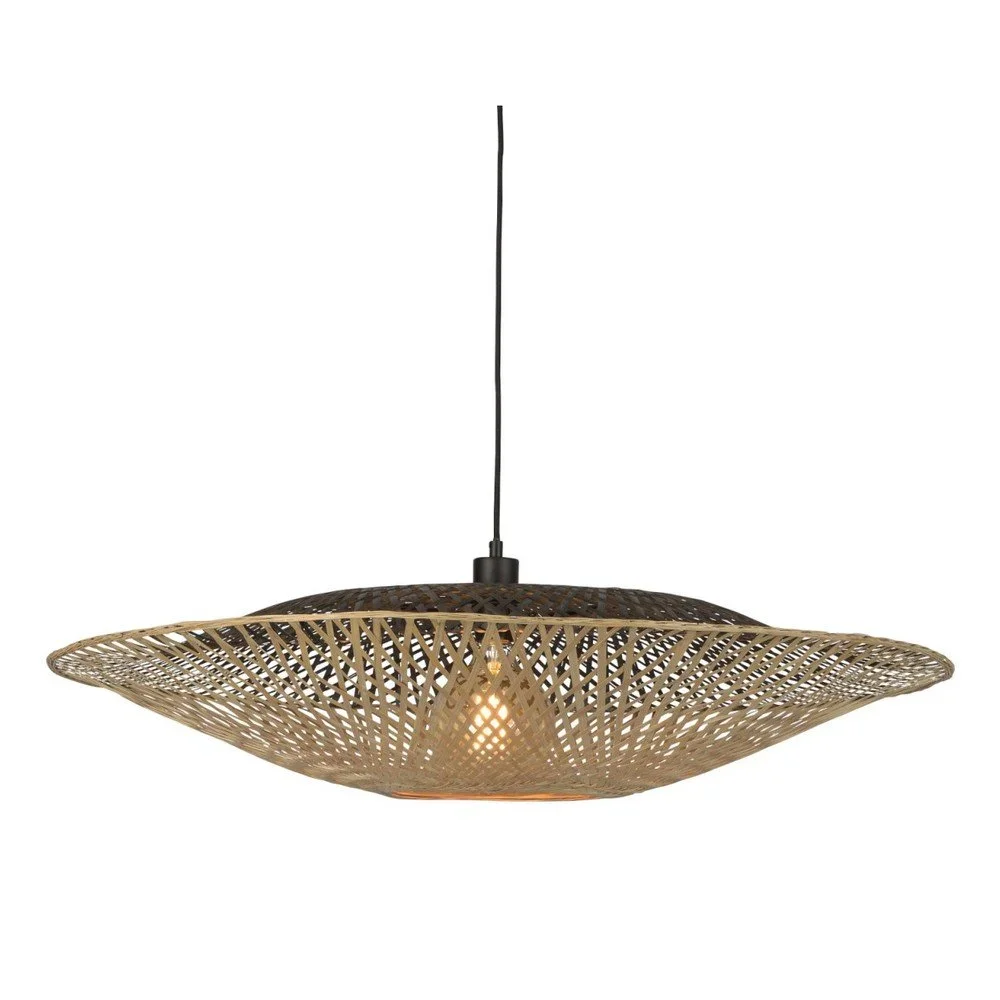 Závěsné bambusové svítidlo Good&Mojo Kalimantan, ⌀ 87 cm v:1262512