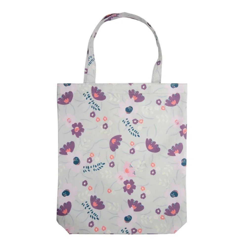 Světle fialová nákupní taška Busy B Floral Shopper v:882844