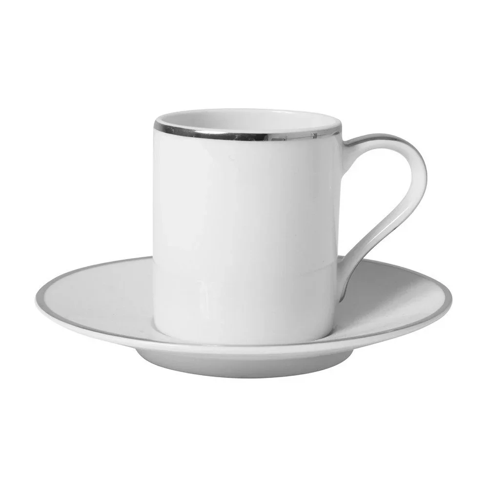 Bílý porcelánový šálek 100 ml Ginger – Côté Table v:1513604