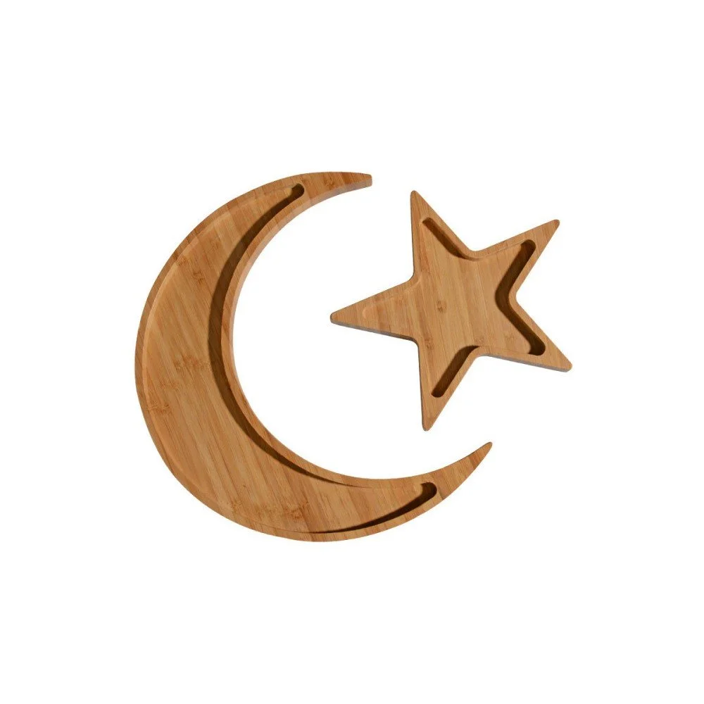Sada 2 servírovacích bambusových misek Kosova Star and Moon v:850768