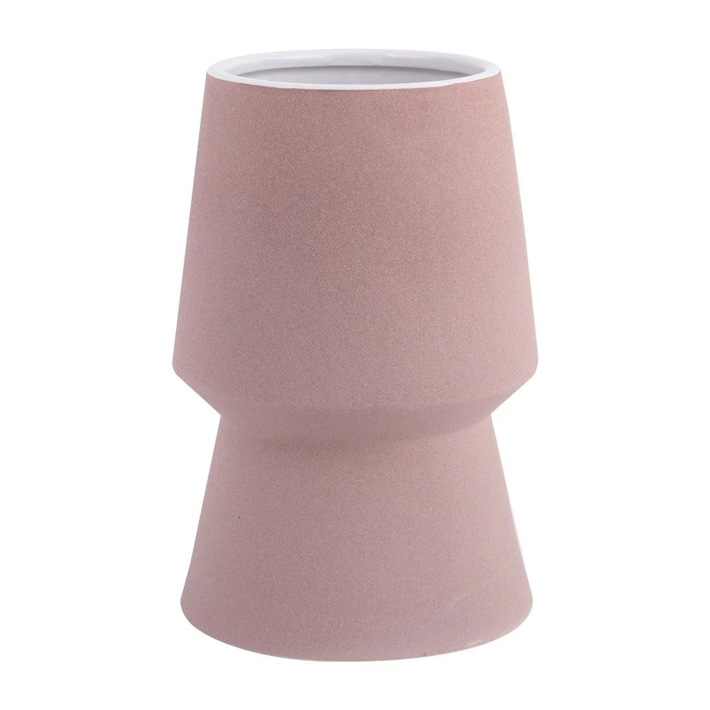 Růžová keramická váza PT LIVING Cast, výška 17 cm v:1315592