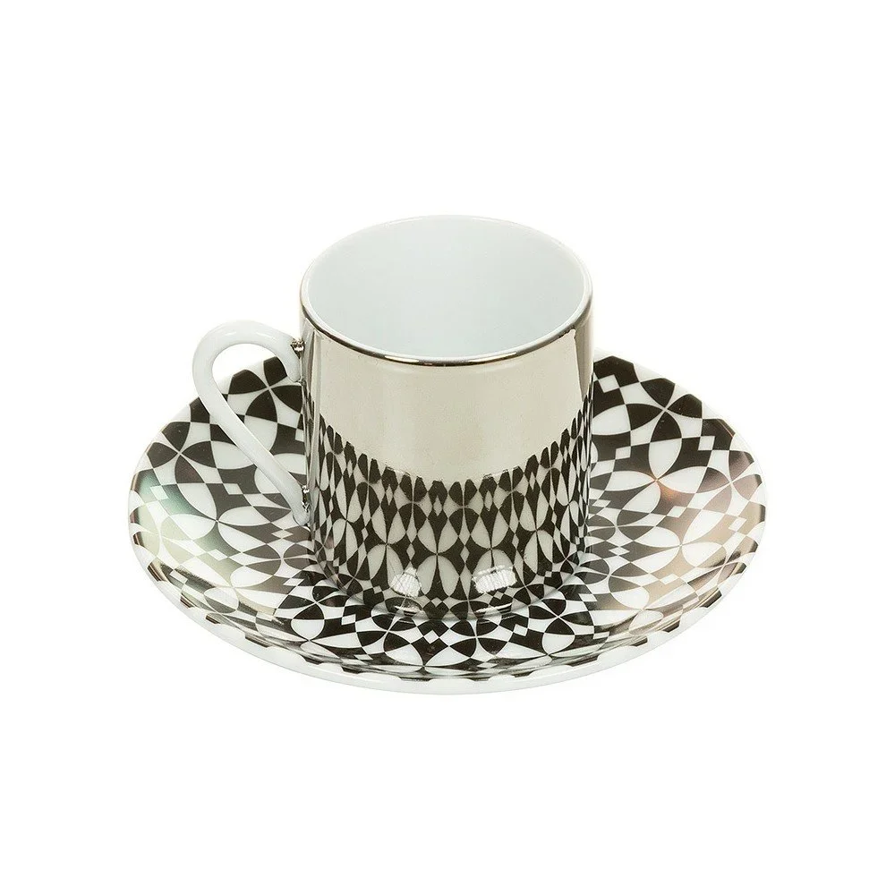 Porcelánový šálek s podšálkem Santiago Pond Magic Taza, 80 ml v:874028