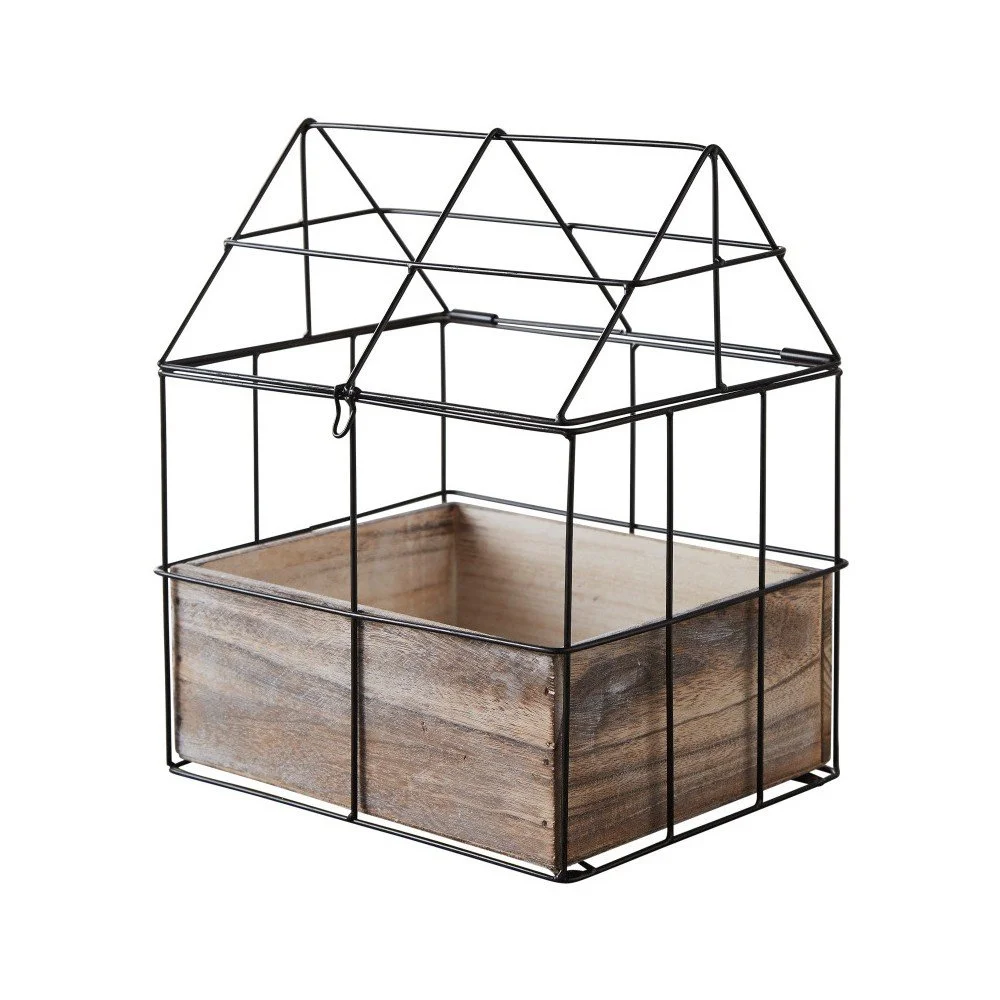 Černo-hnědý box na květiny Native Greenhouse v:1248128