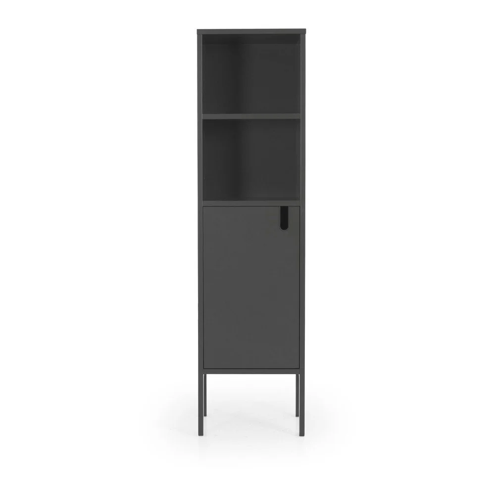 Šedá skříň Tenzo Uno, výška 152 cm v:1275112