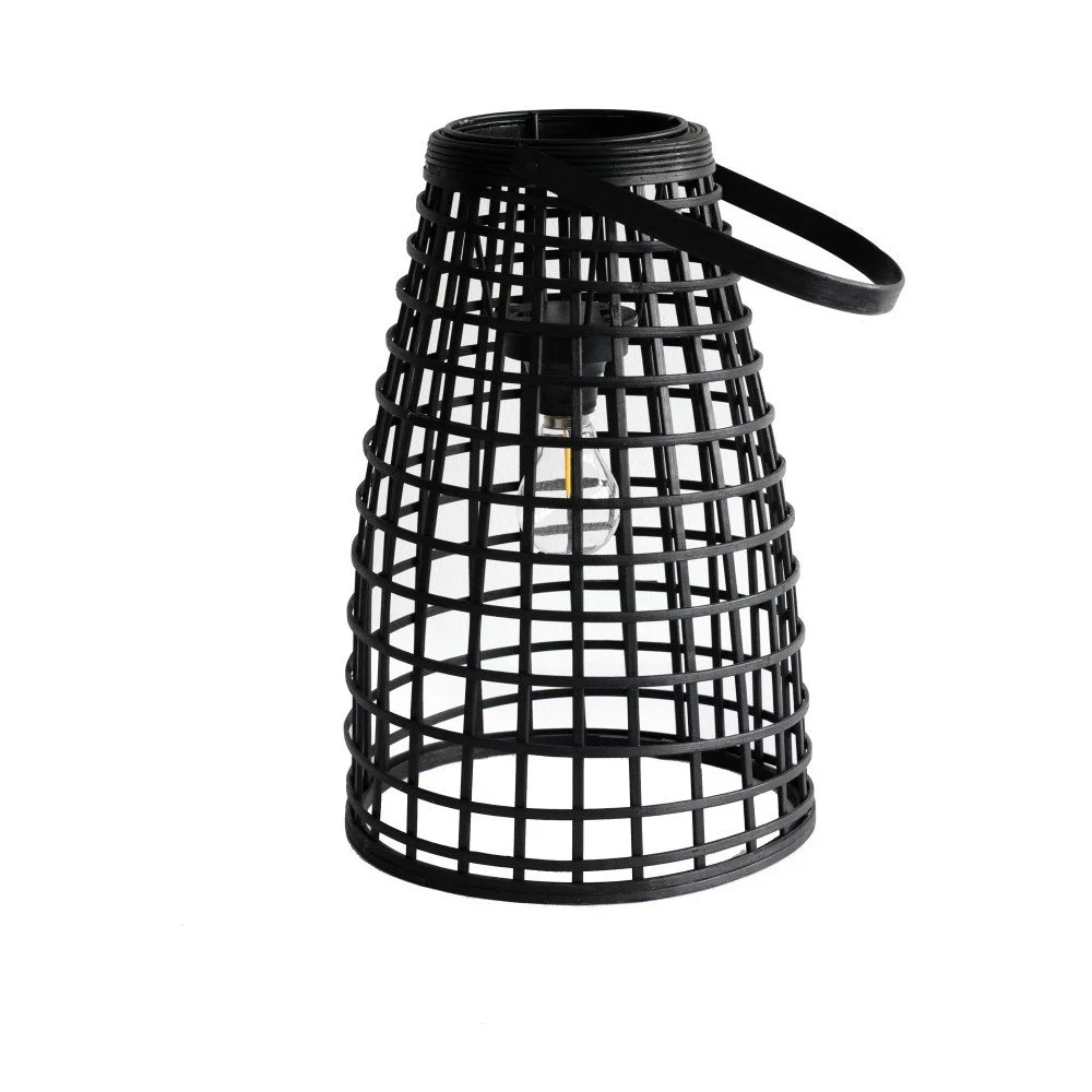Šedá ratanová stolní lampa Red Cartel Malang v:1160558